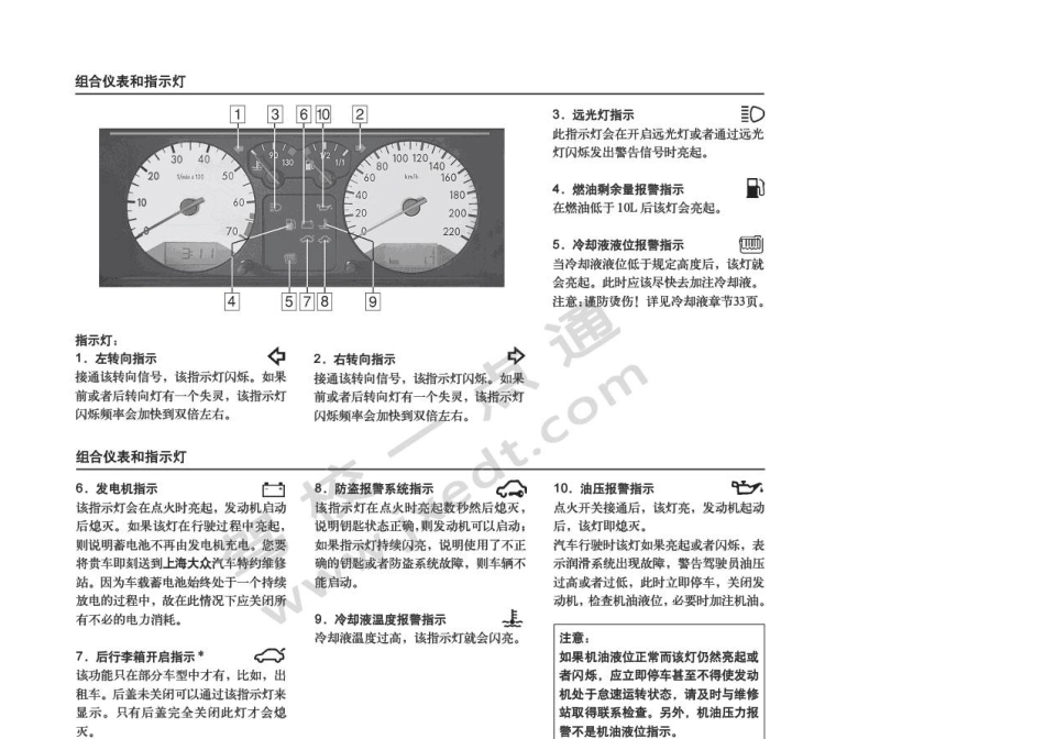 桑塔纳仪表灯光开关_第3页