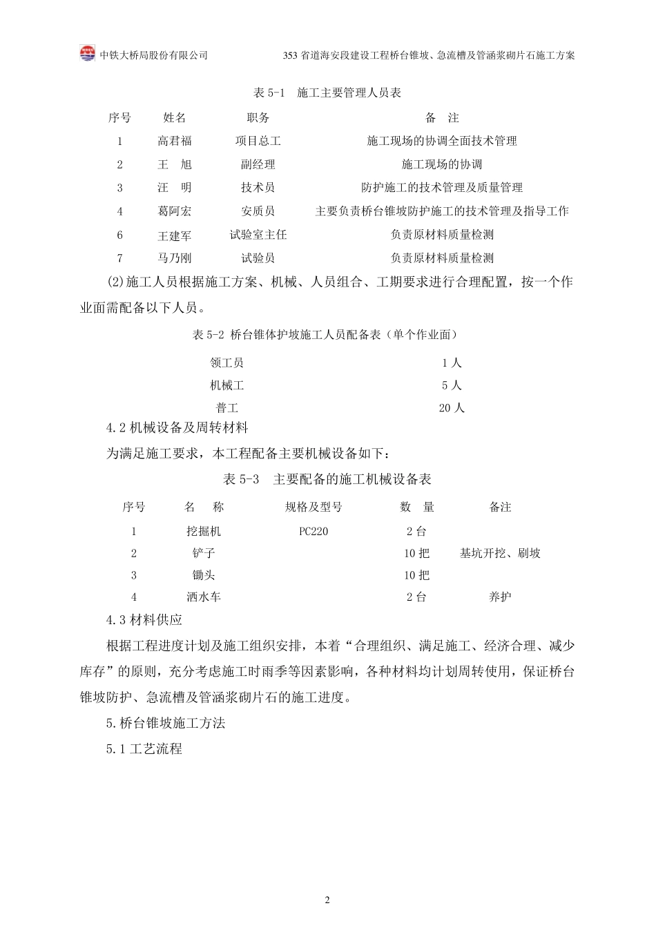 桥台锥坡防护工程施工方案_第3页