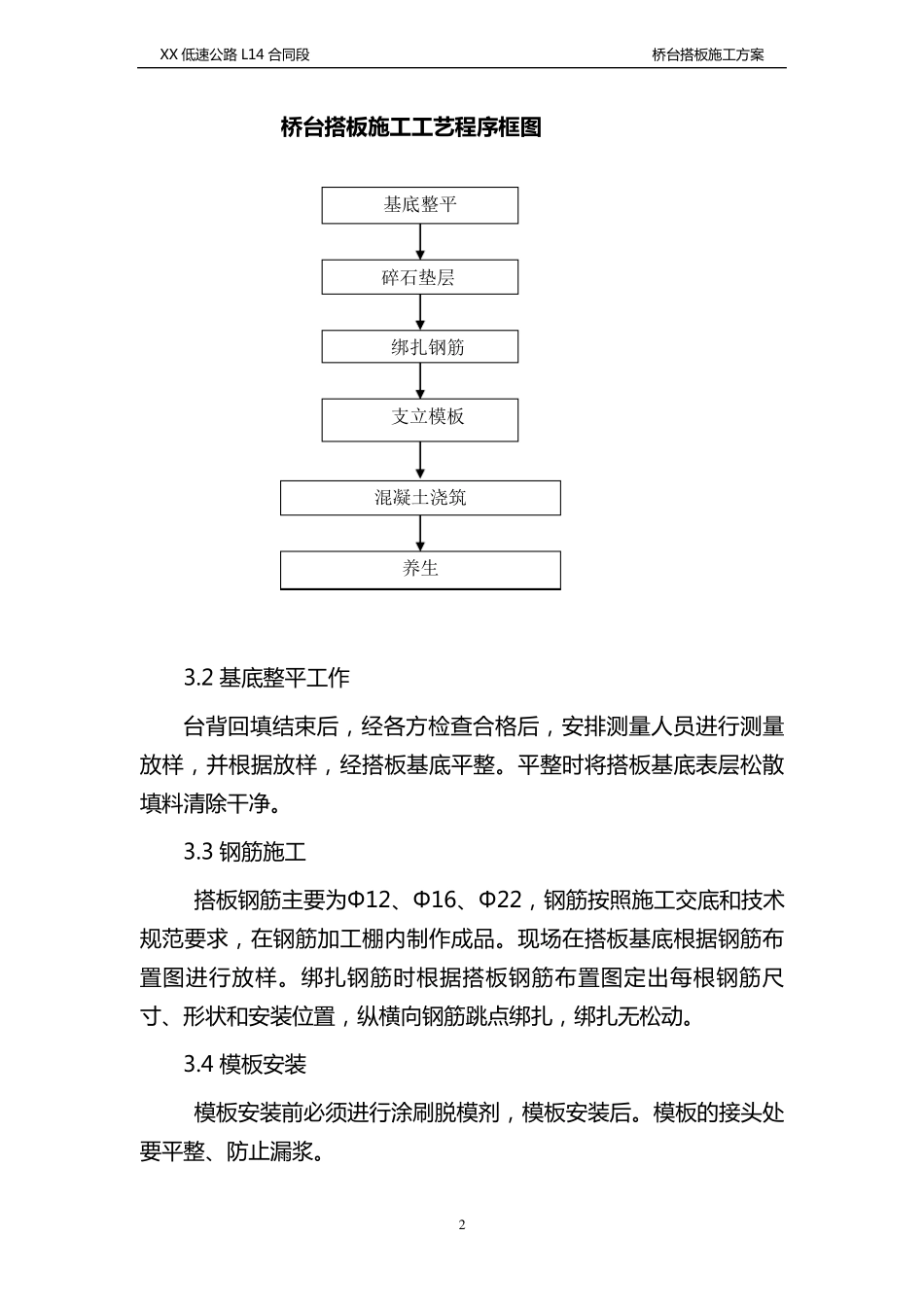 桥头搭板施工组织方案_第2页