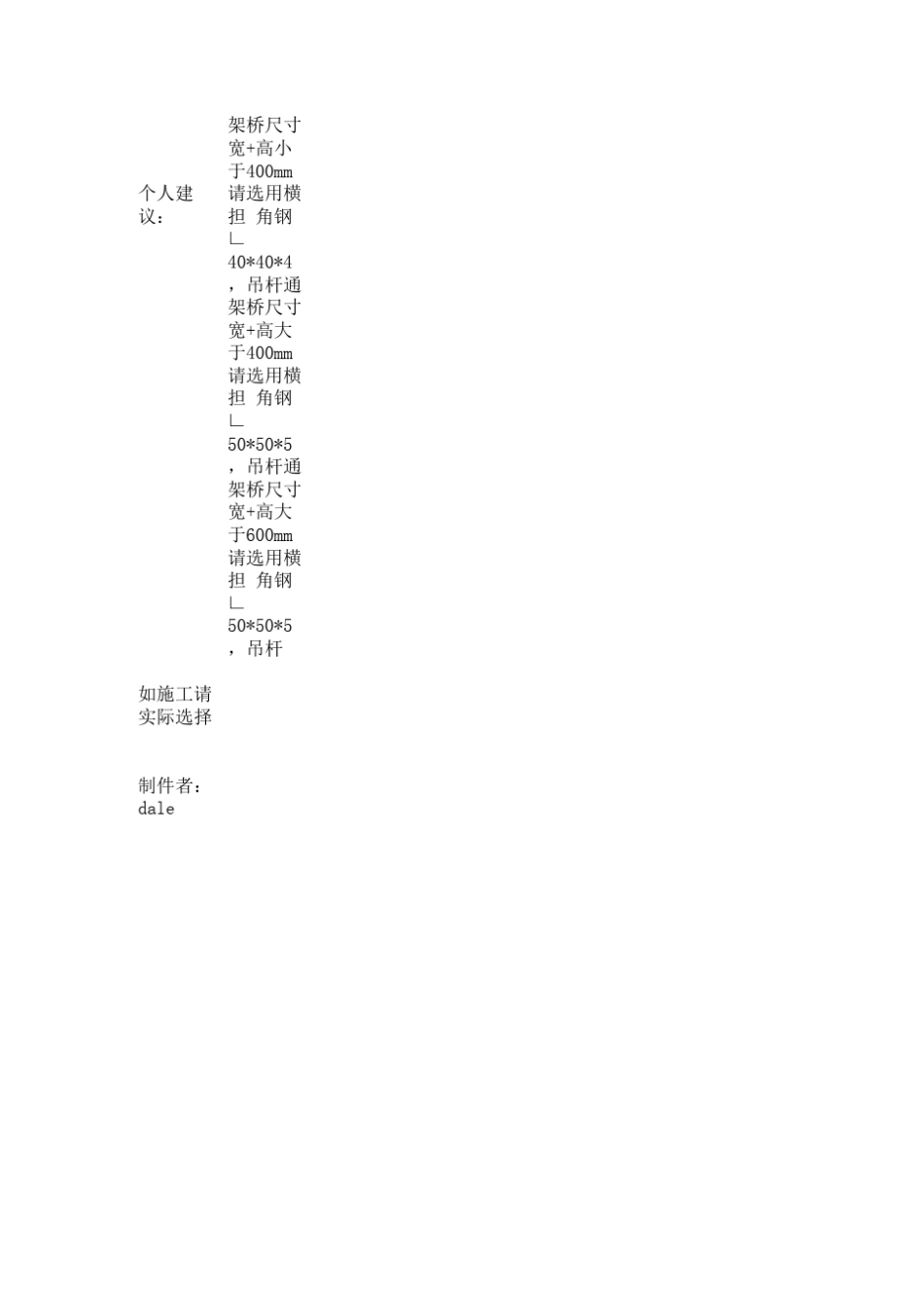 桥架支架吊杆含量计算表_第2页