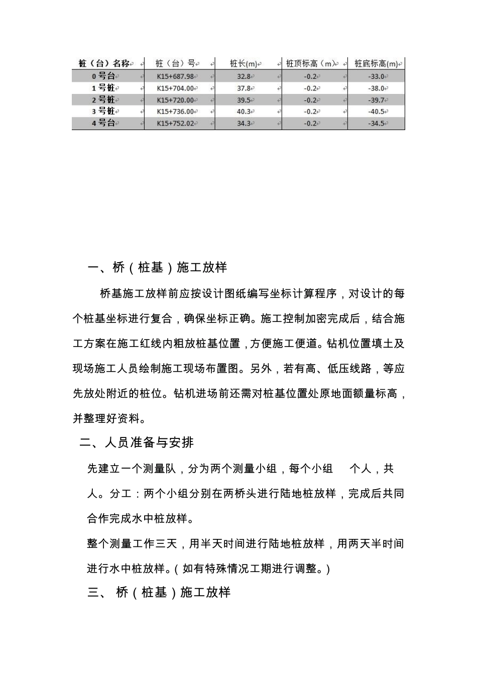 桥桩基础测量放样方案_第3页