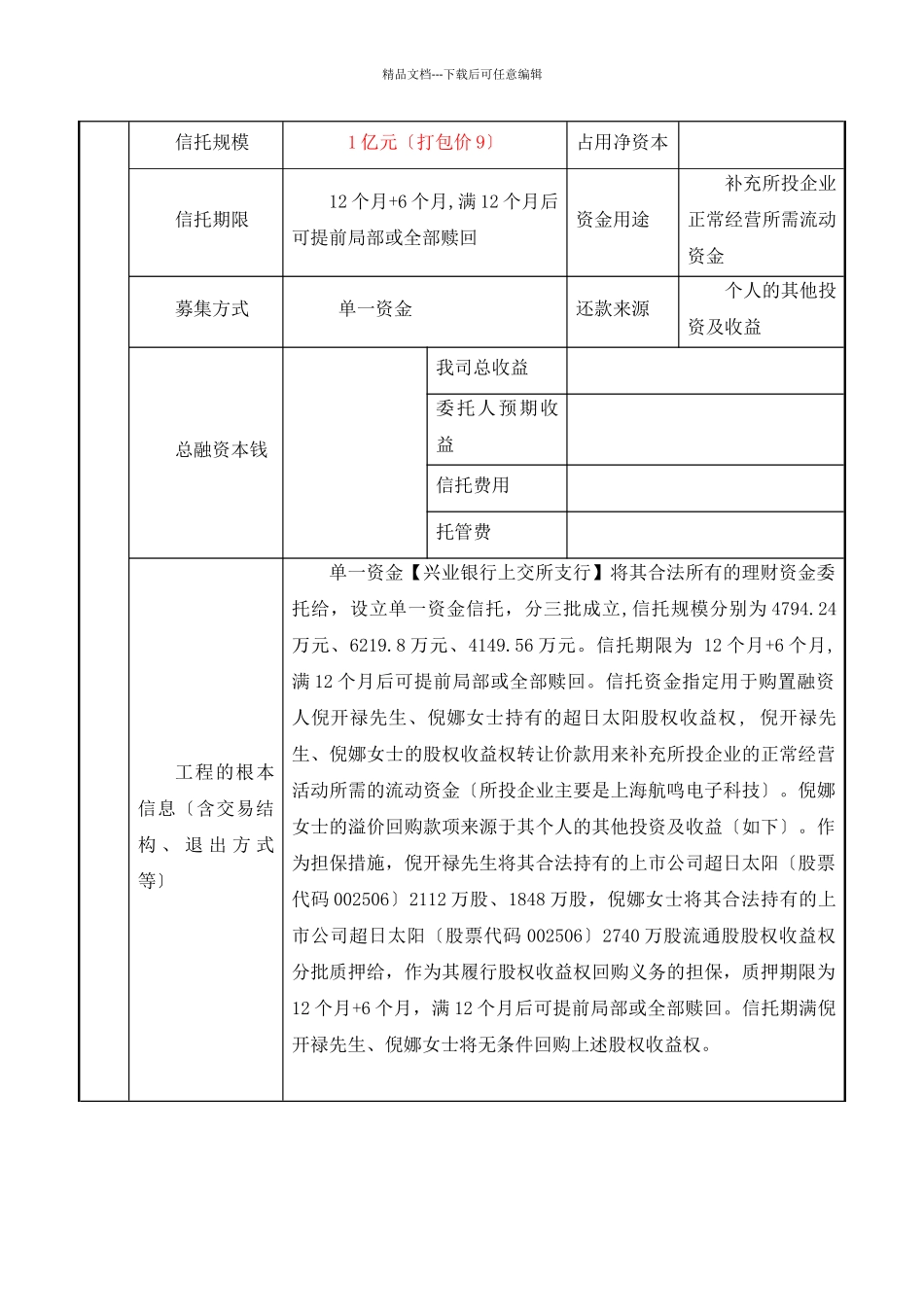 股权收益权投资尽职调查报告_第3页