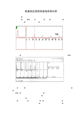 桩基低应变检测曲线实例分析(葵花宝典)