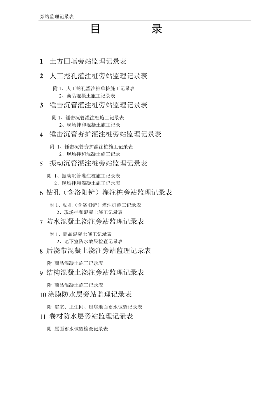 桩基基础旁站监理记录范本_第2页