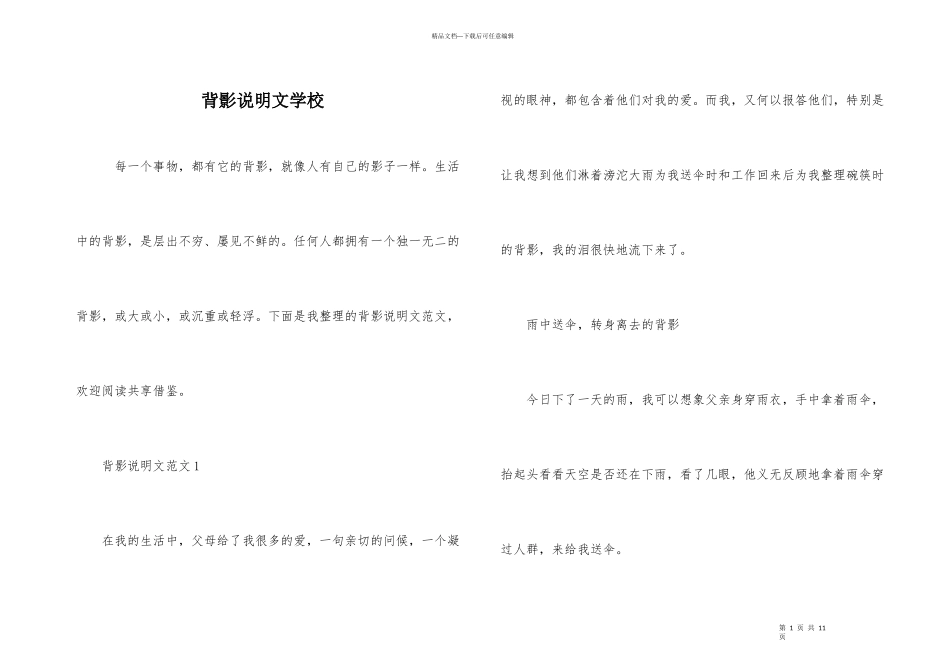 背影说明文初中_第1页