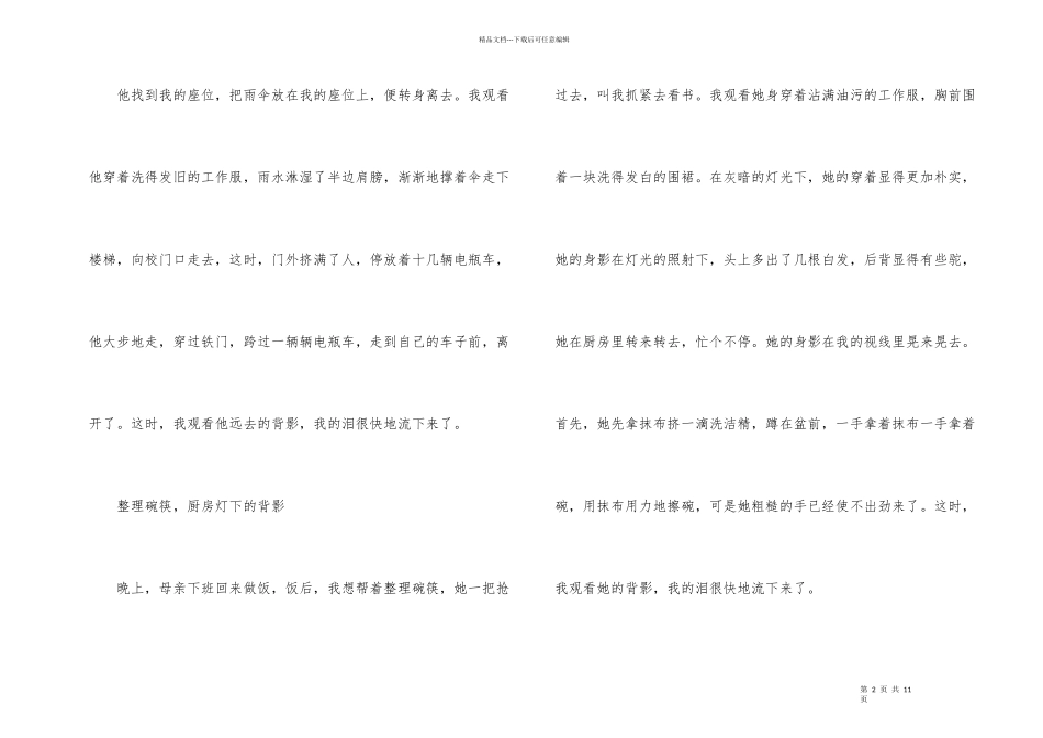 背影说明文初中_第2页