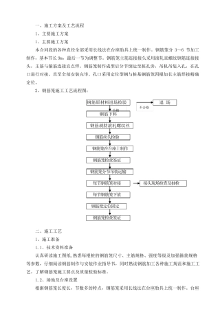 桩基钢筋笼制作工艺