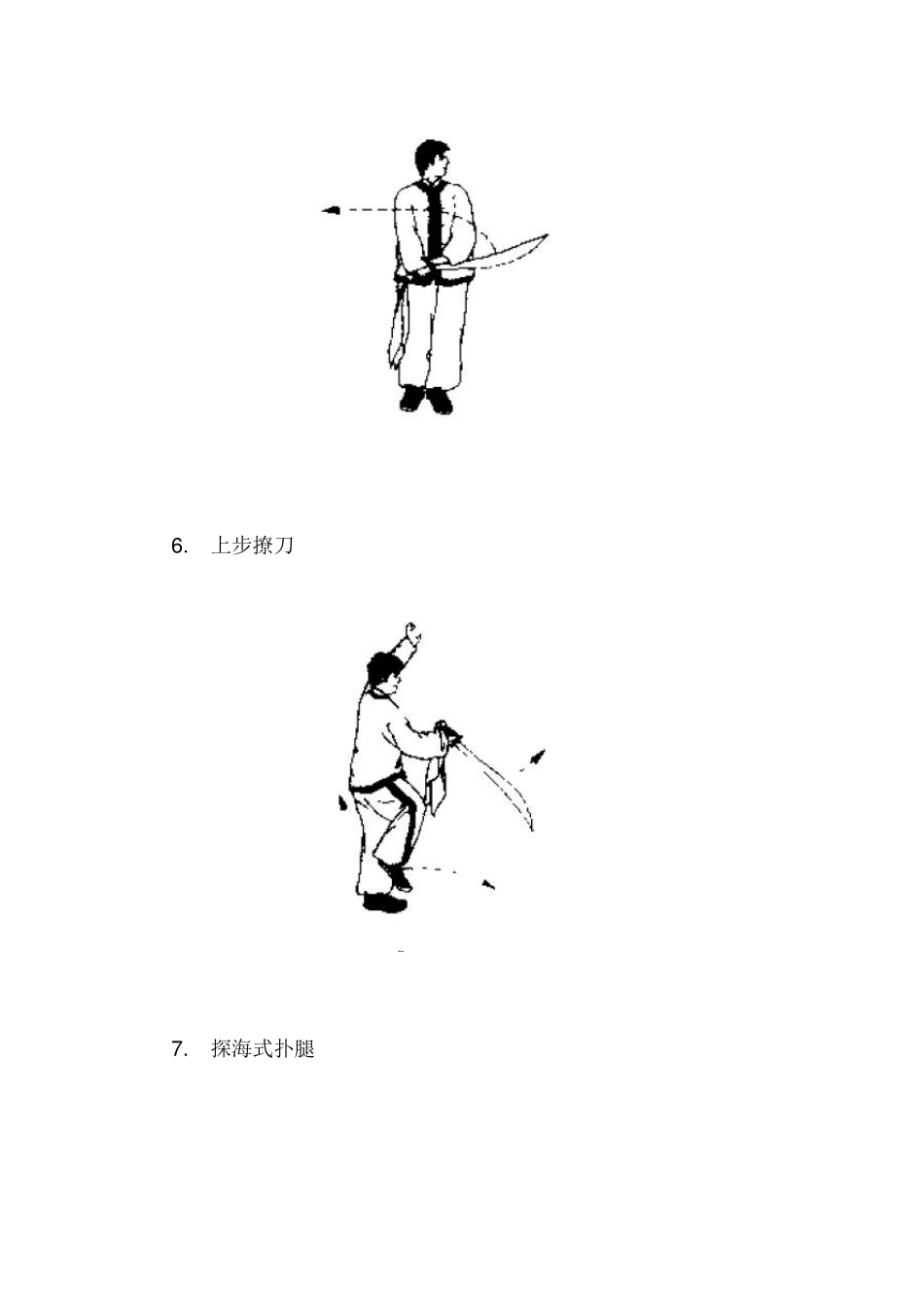 梅花单刀套路图谱_第3页