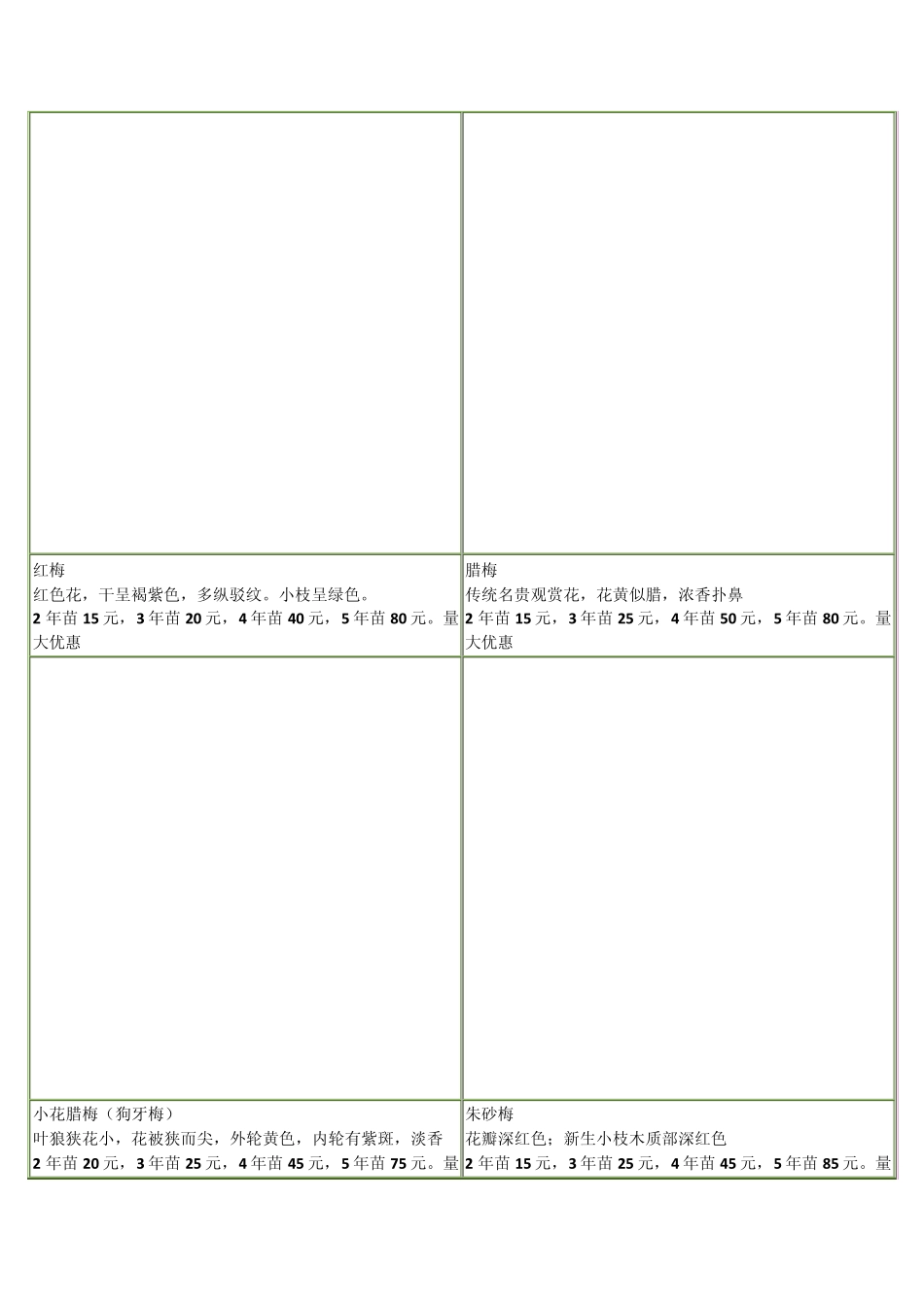 梅花品种分类_第2页