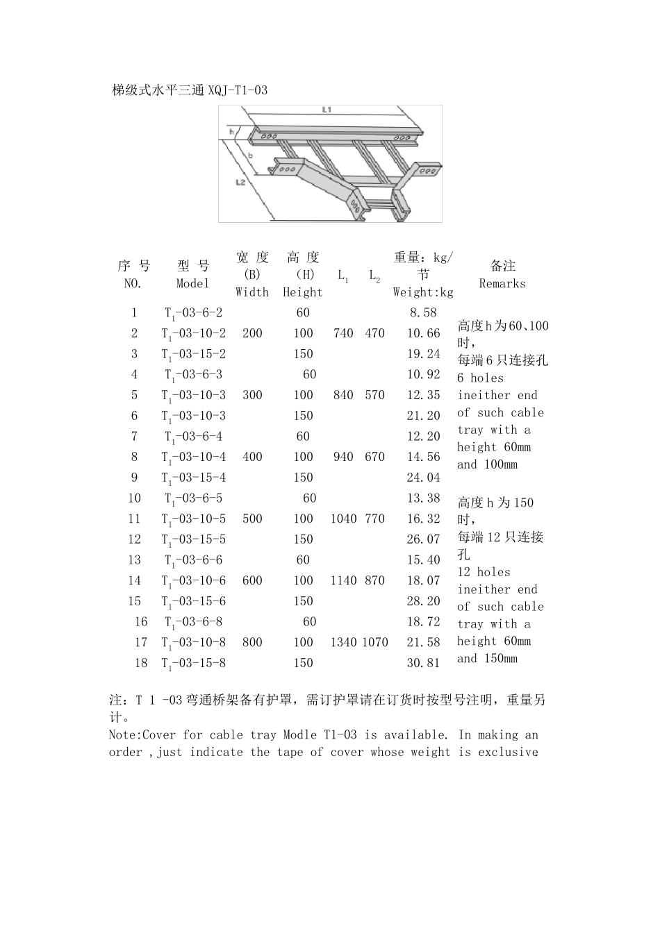 梯级式直通桥架XQJT101_第3页