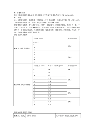 检测频率及指标