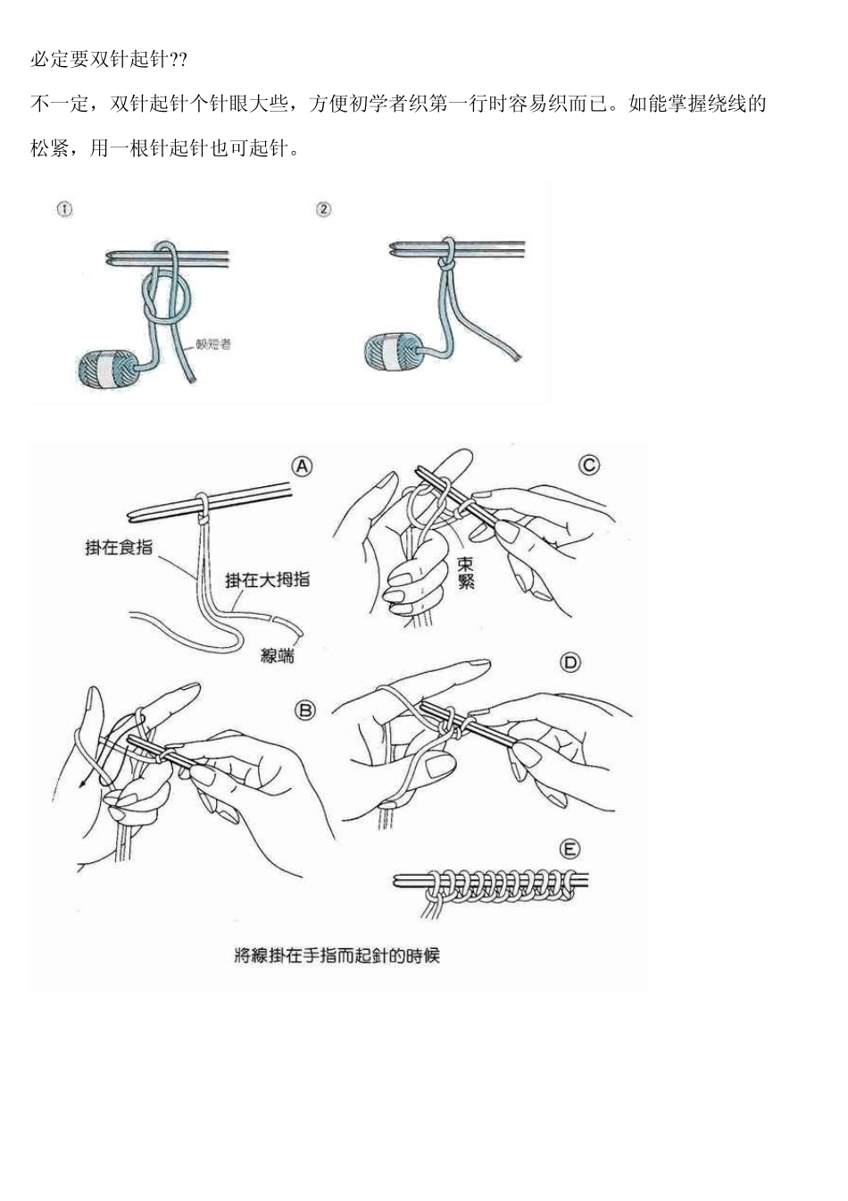 棒针基本织法_第2页