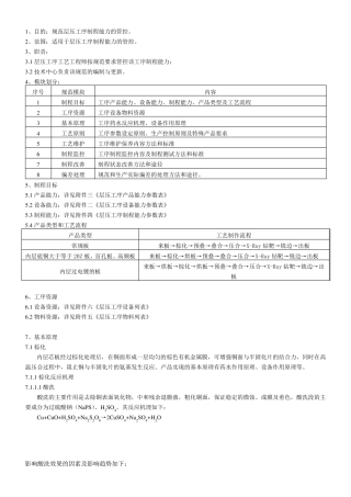 棕化、层压工艺规范