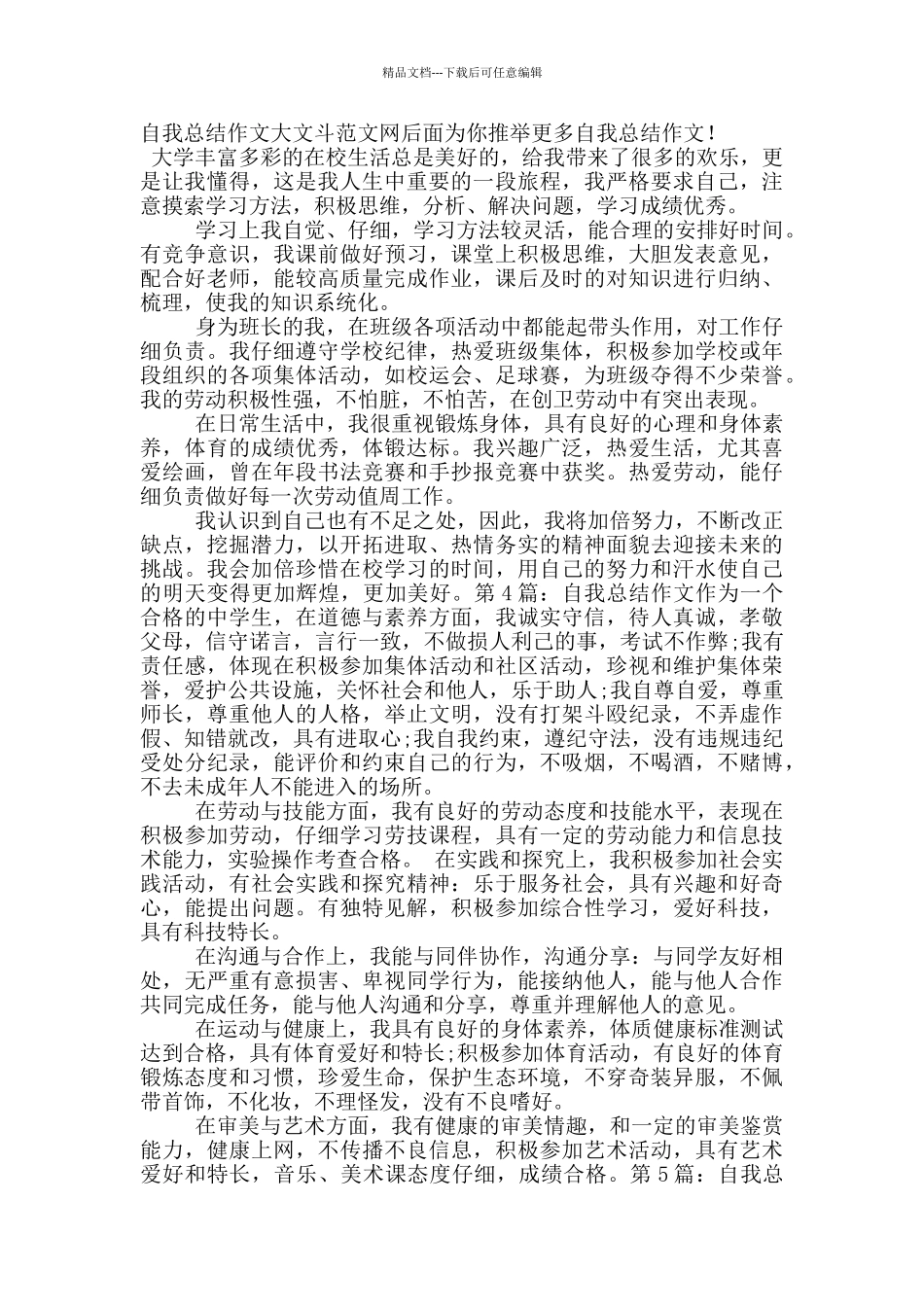 自我总结作文-2_第2页