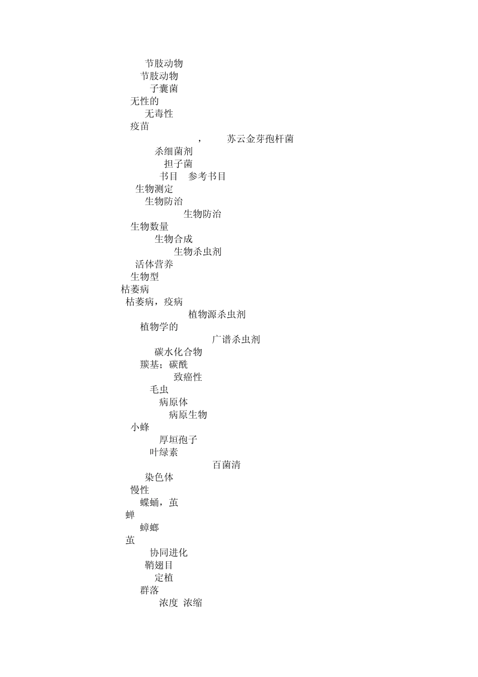 植保专业词汇_第2页