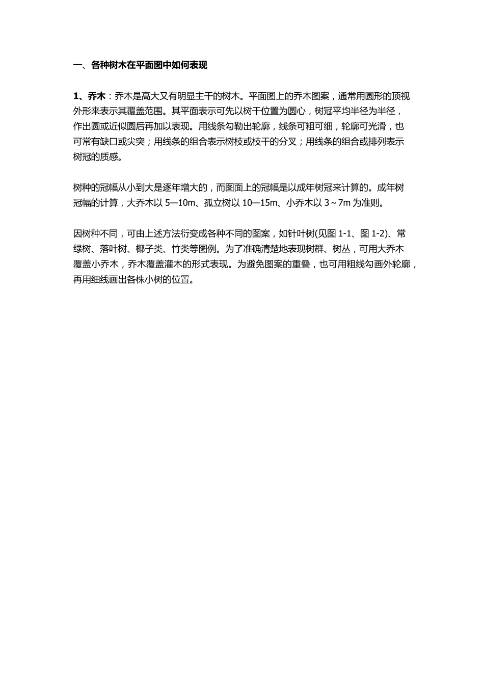 植物在平面图中的表现技法_第1页