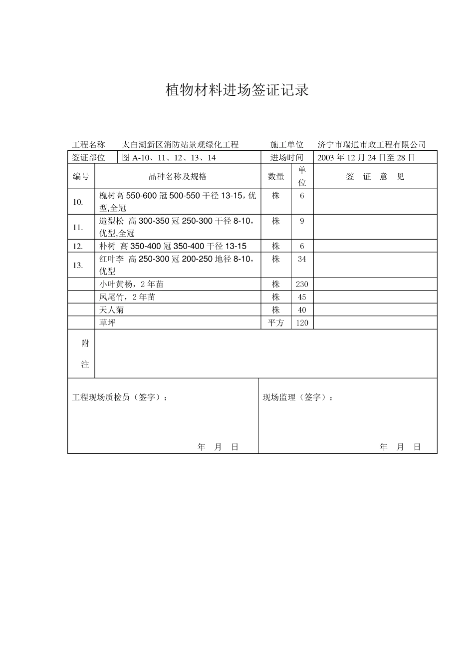植物材料进场签证记录_第2页