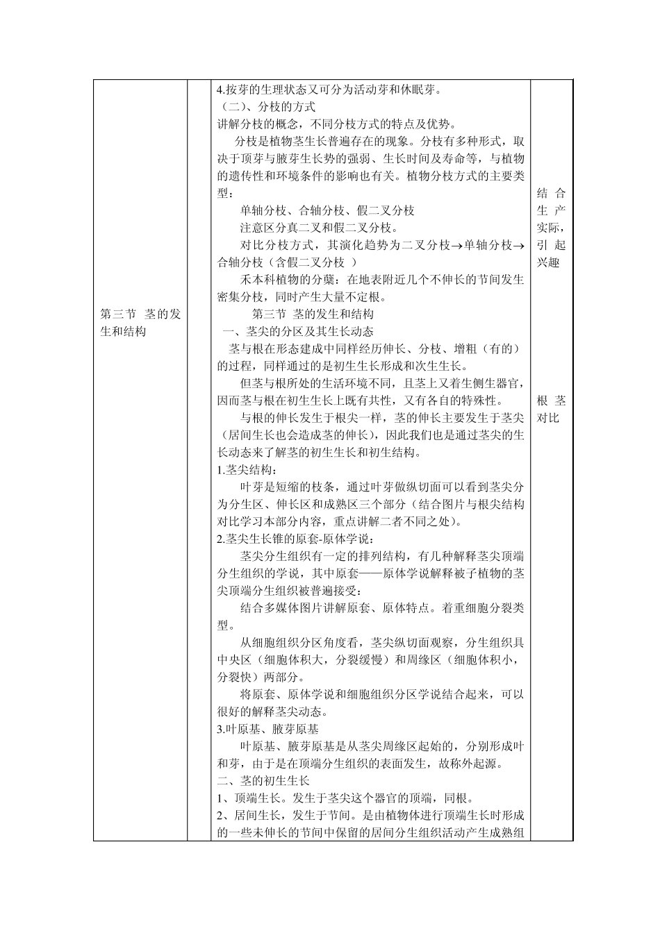 植物生物学第七章茎的结构发育与生理功能_第3页