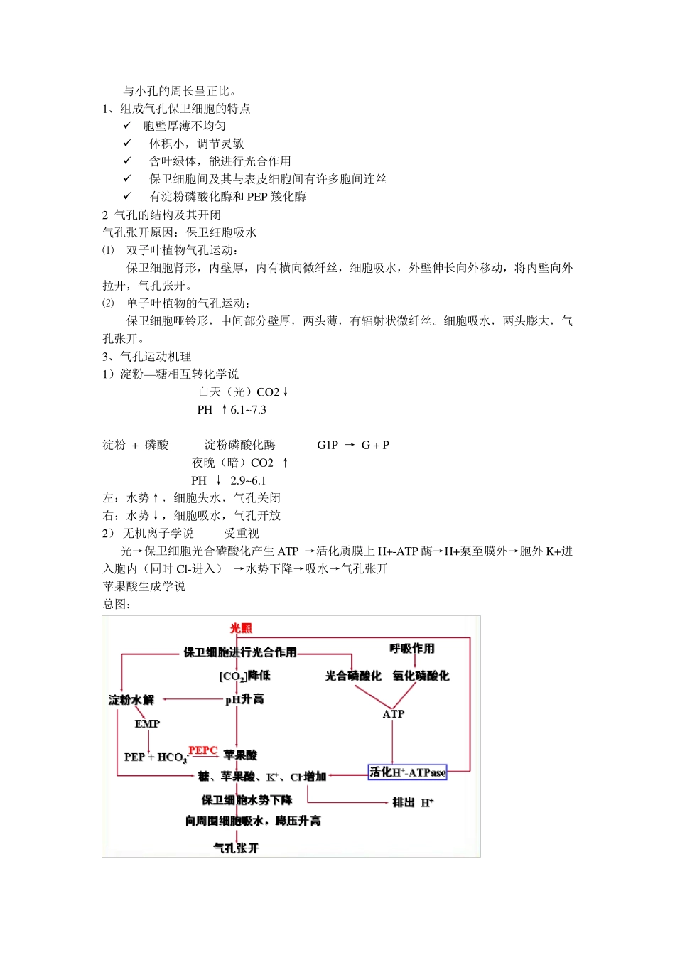 植物生理学重点知识整理_第2页