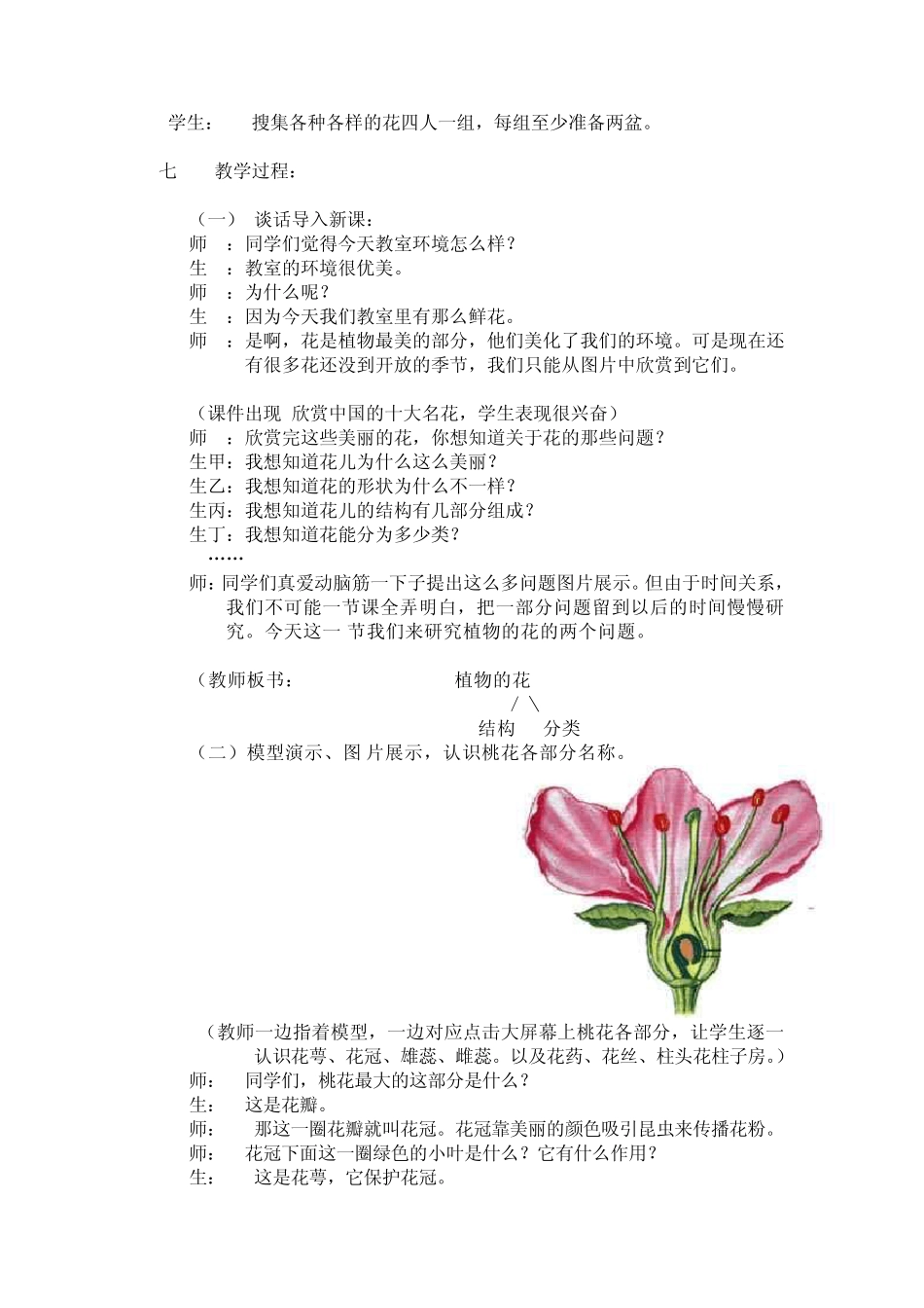 植物的花教案设计_第2页