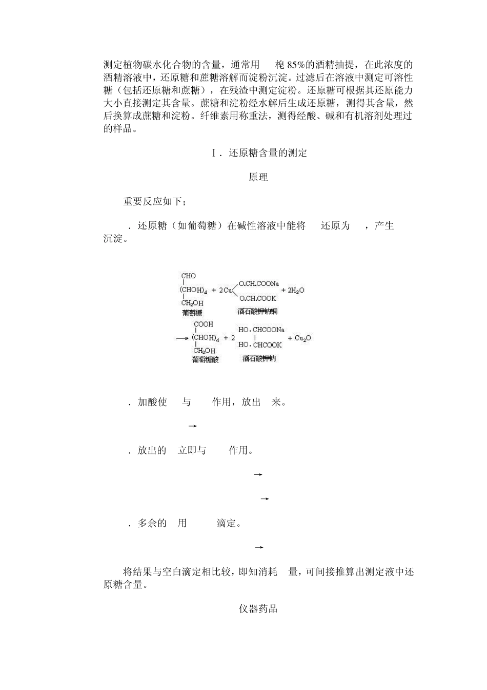 植物组织中碳水化合物含量的测定(Somogyi法)_第1页