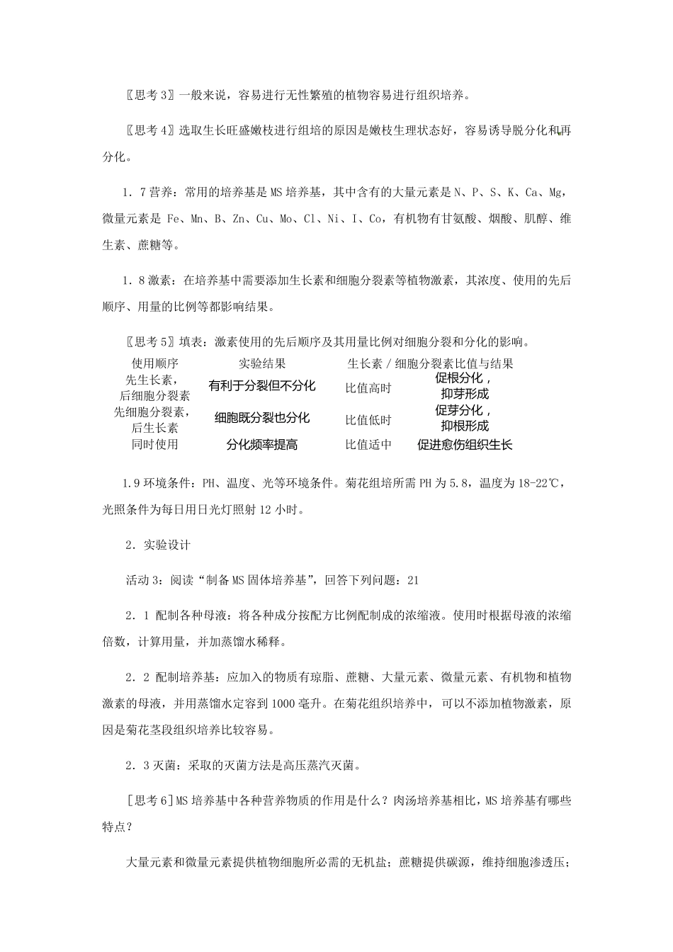 植物组织培养教学设计_第3页