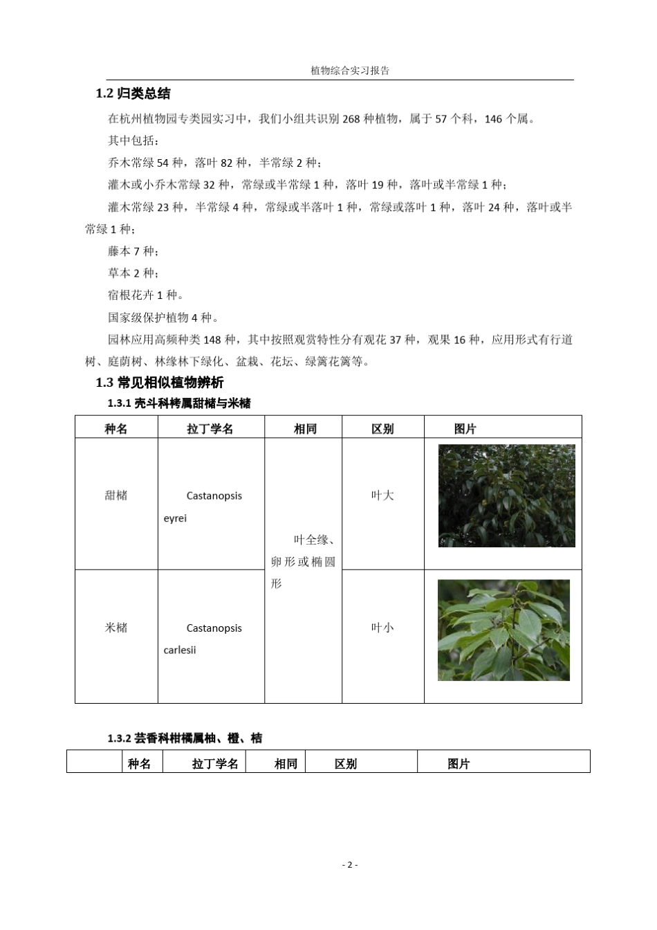 植物综合实习报告(杭州)_第3页