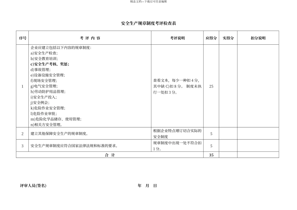 船舶修造企业安全生产标准化考评检查表_第2页