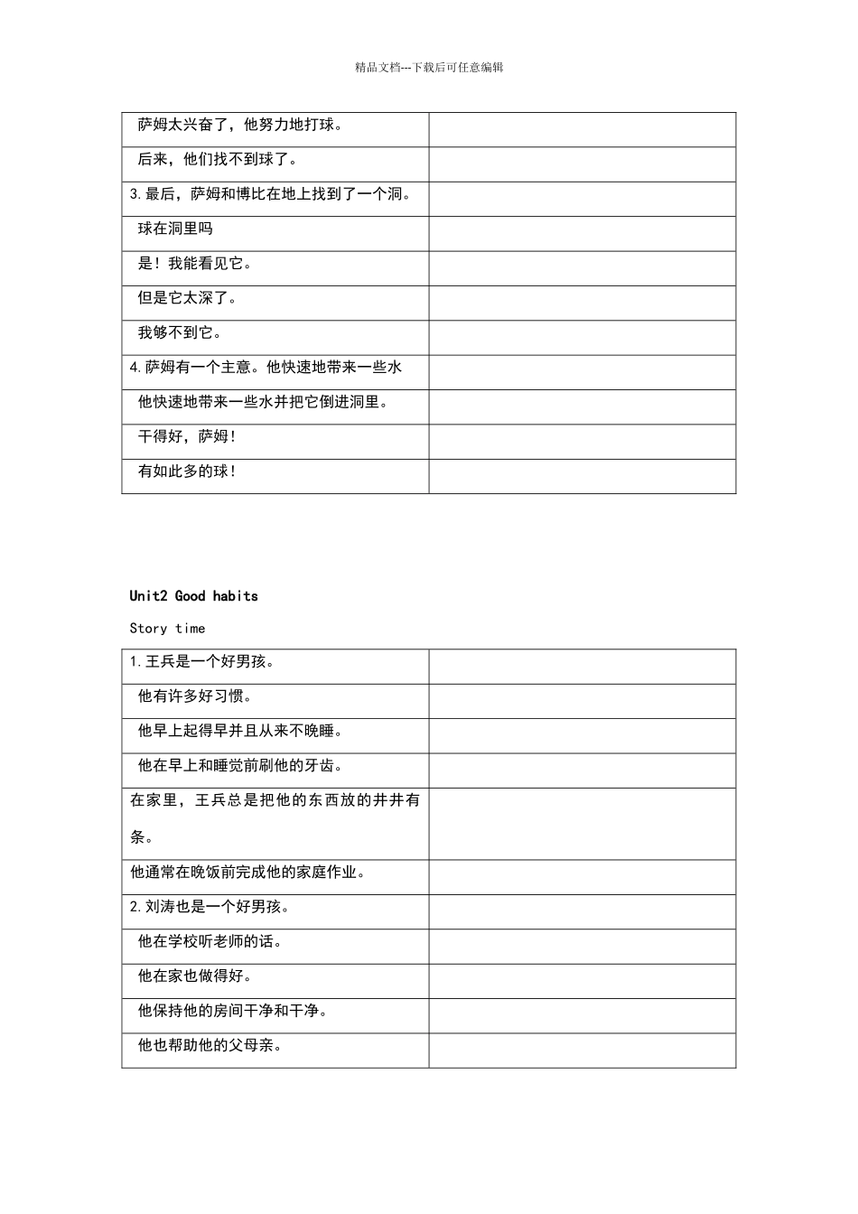 苏教版新版译林6B课文汉_第2页