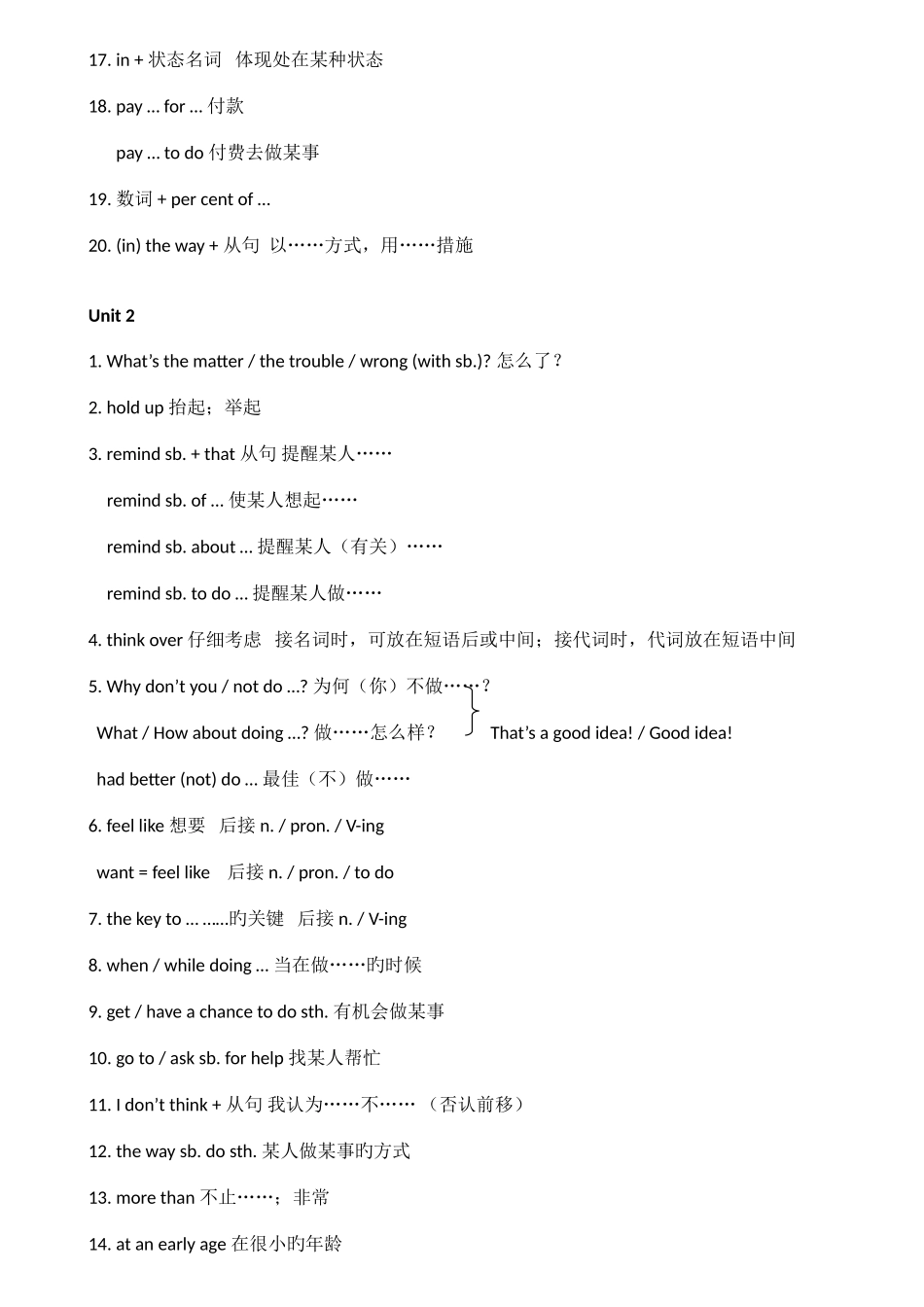 2025年八年级下册泸教版英语知识点大全_第2页