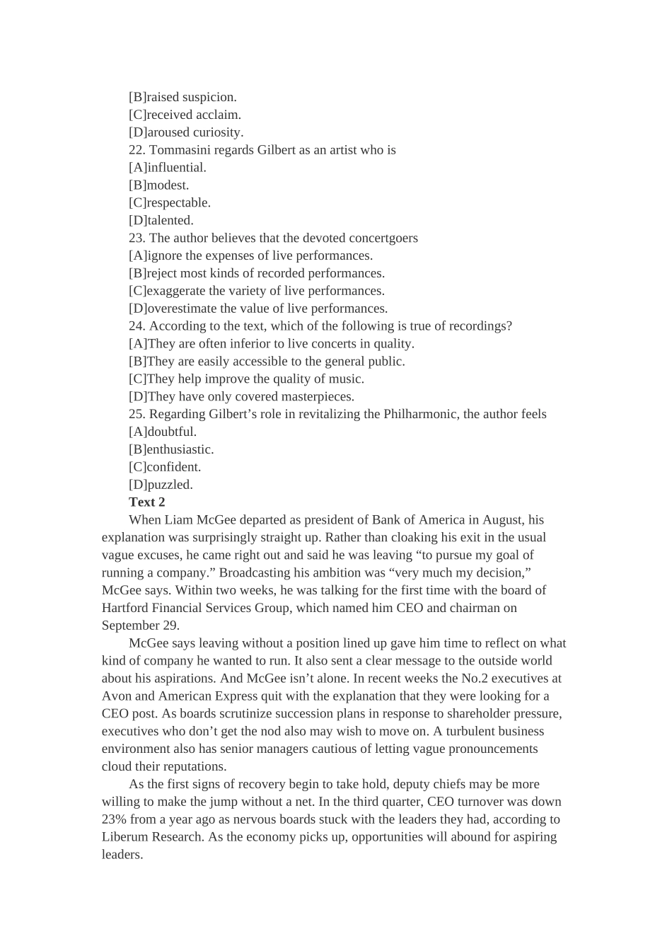 2025年考研英语真题及答案解析_第3页