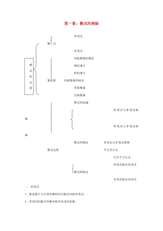 2025年七下数学知识点归纳