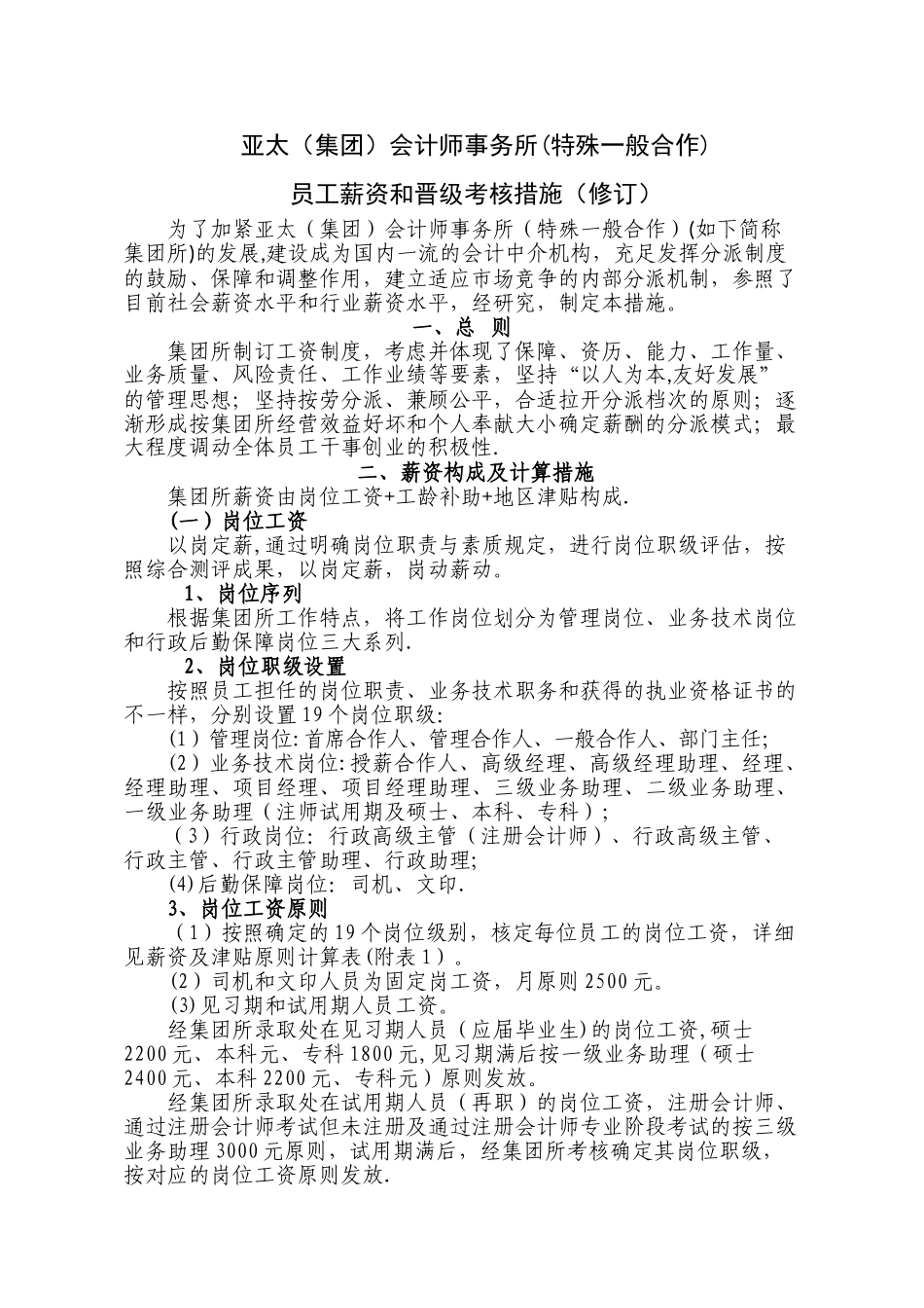 2025年员工薪资和晋级考核办法_第1页