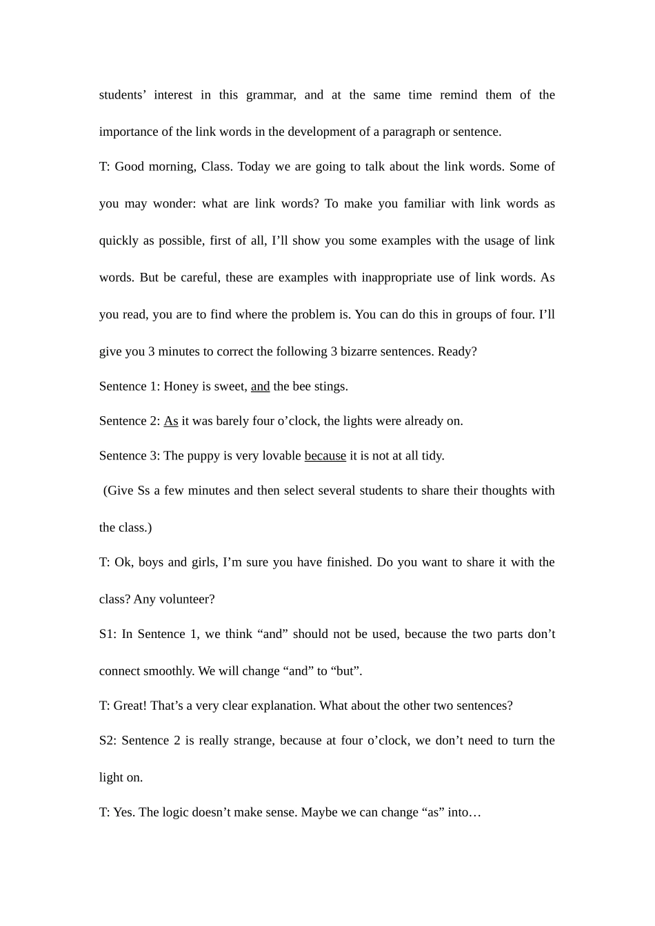 2025年四川教师资格试讲外研版高中英语必修三Module2GrammarLinks_第2页