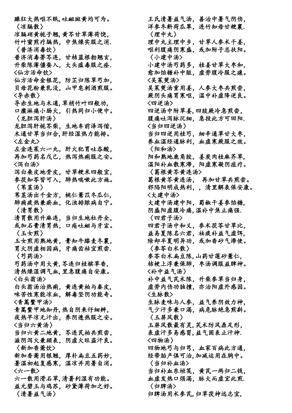 2025年中医执业医师考试方剂歌诀_第2页