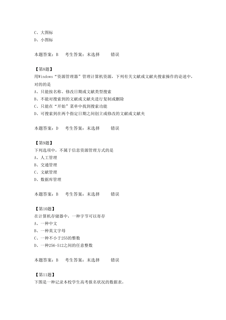 2025年江苏高中信息技术学业水平测试考试大纲必修选择题三_第3页