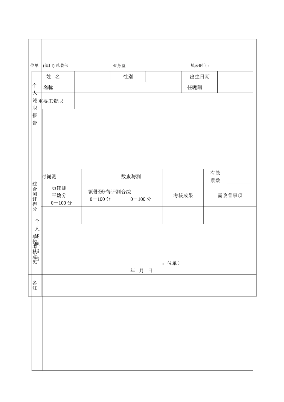 2025年主任级考核表_第3页