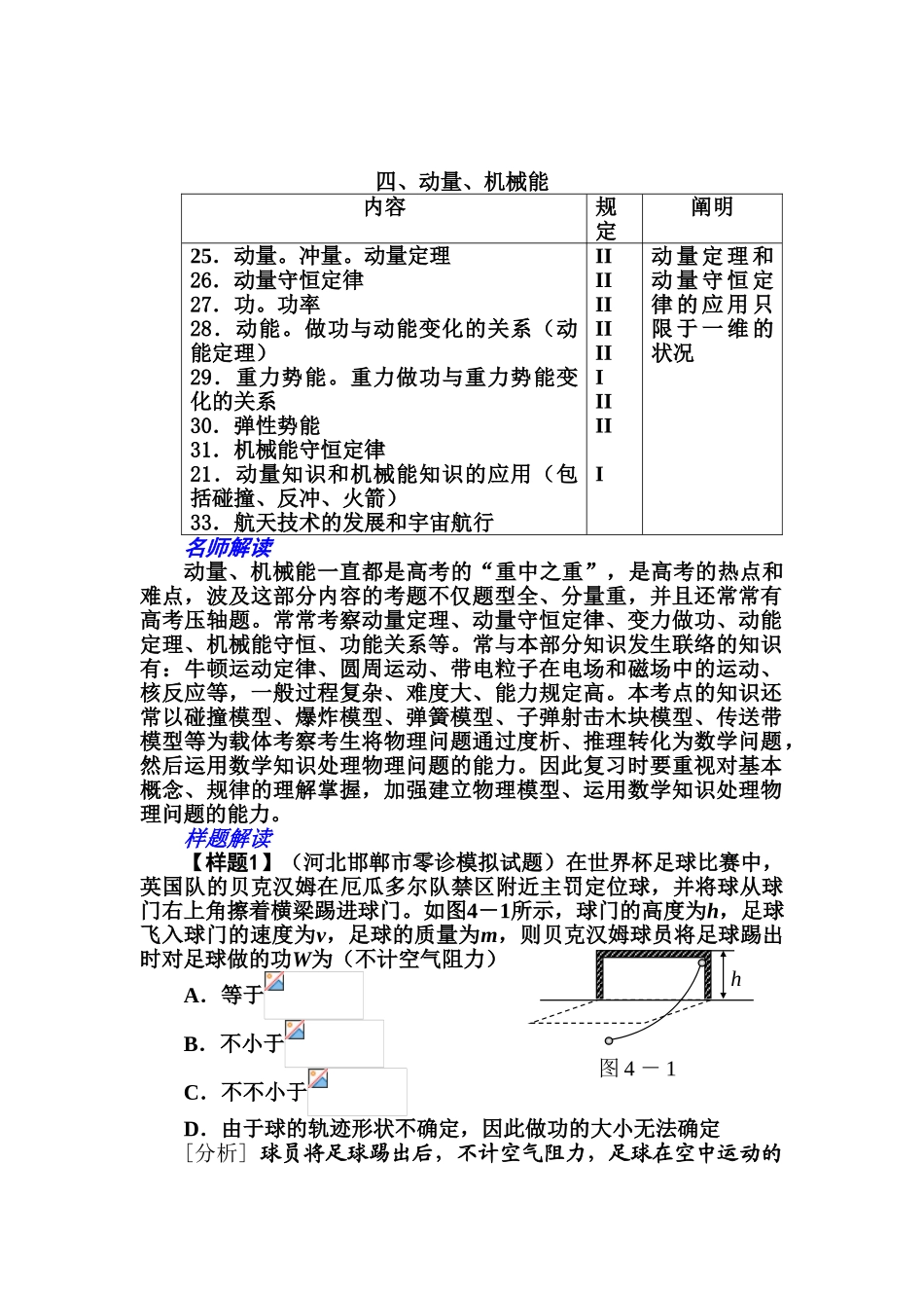 2025年高三物理第一轮考点及考纲复习题_第1页