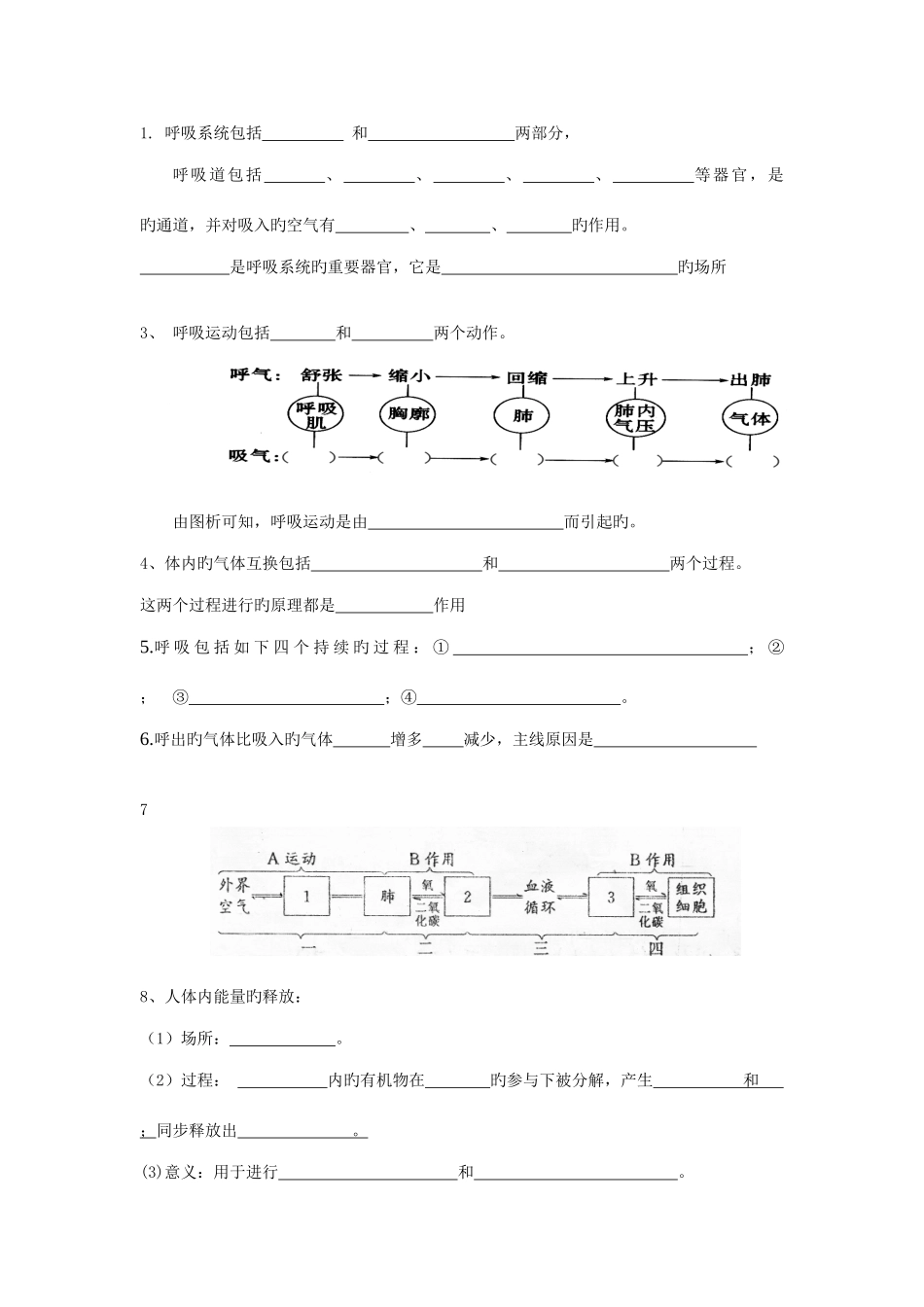 2025年七年级生物下册基础必背知识点归纳总结_第2页