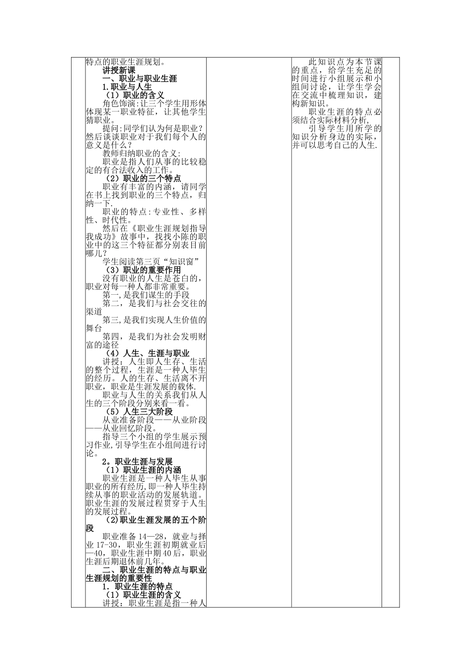 2025年职业生涯规划全册教案_第2页