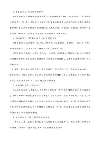 2025年公务员考试数学题分类训练超好用的