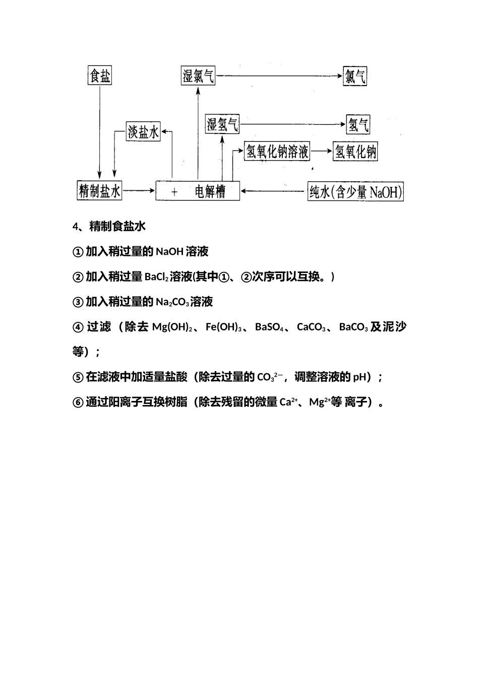 2025年高中化学氯碱工业知识点_第3页