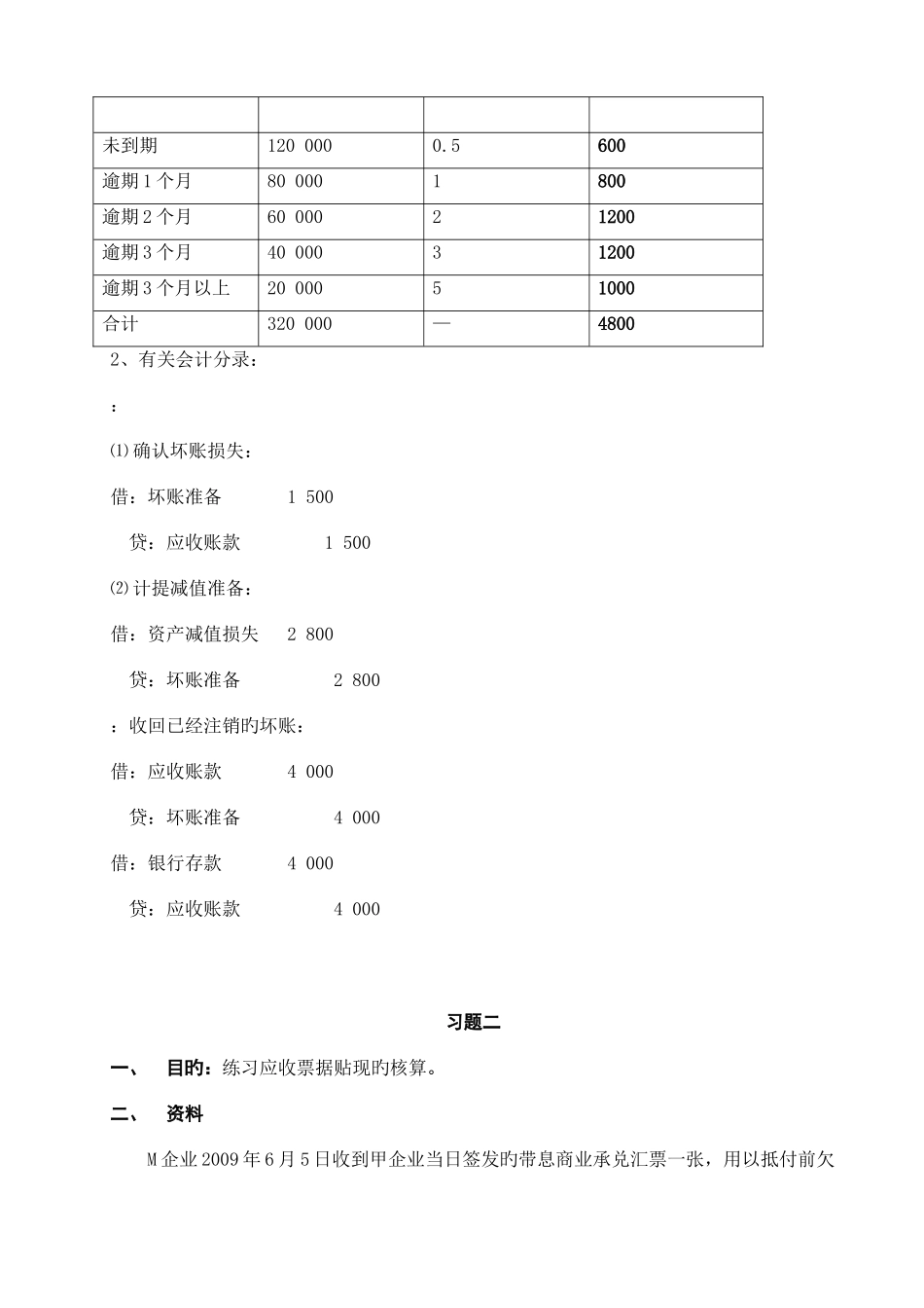 2025年中级财务会计一形成性考核册答案_第2页