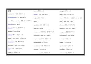 2025年四级高频词汇分类私人整理