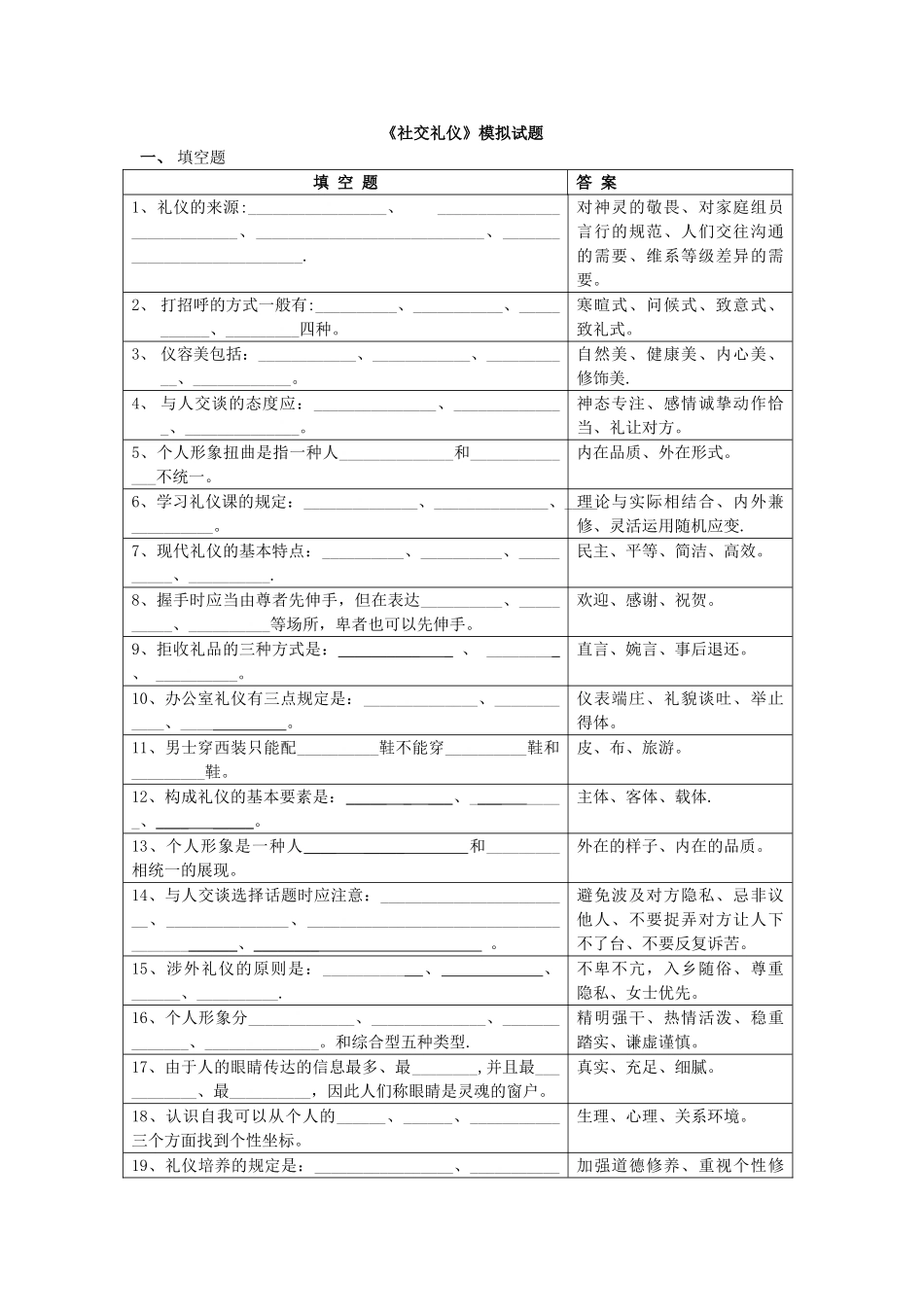 2025年电大《社交礼仪》_第1页