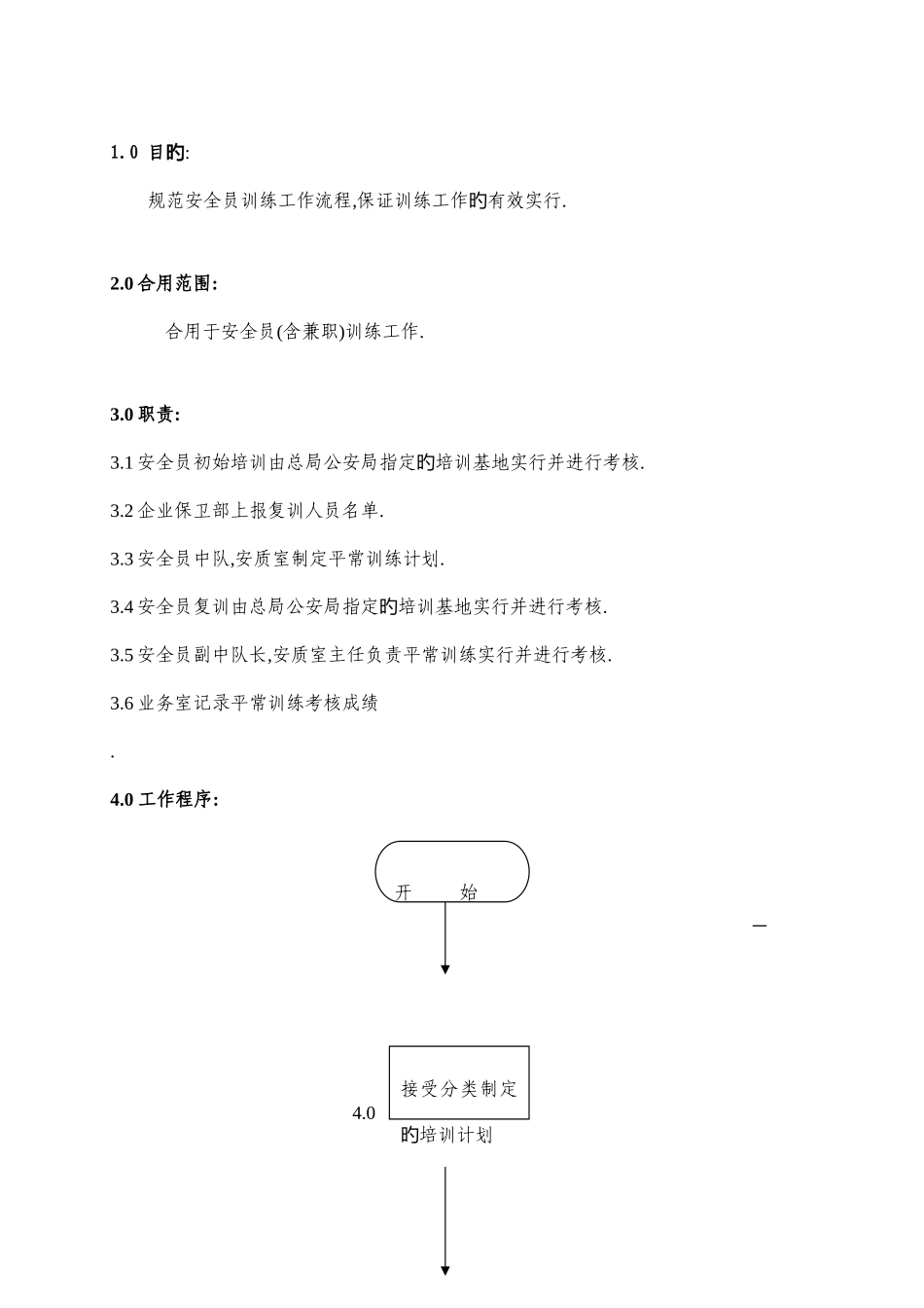 2025年安全员训练工作规范_第1页