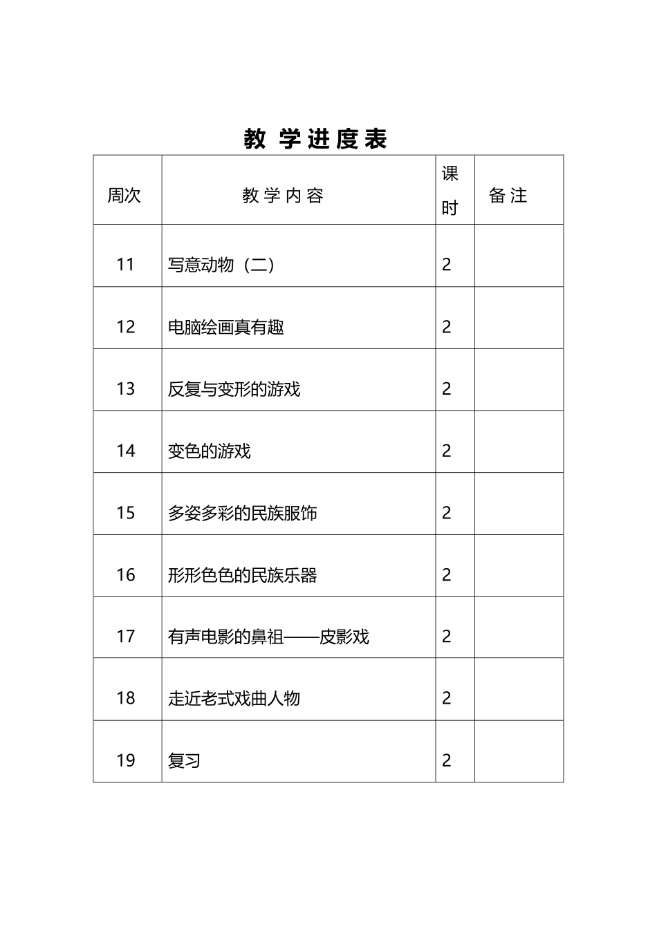 2025年岭南版美术六年级上册全册教案_第2页