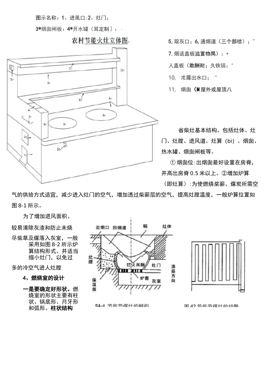 福建农村节能柴火灶砌造方法和草图_第3页