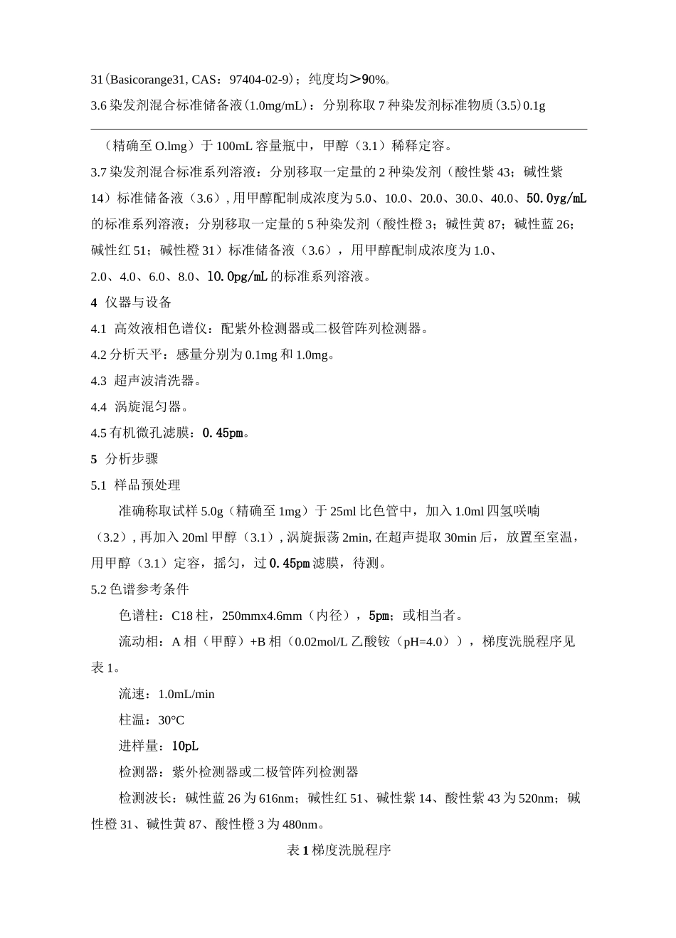 化妆品中7种染发剂的检测方法_第2页