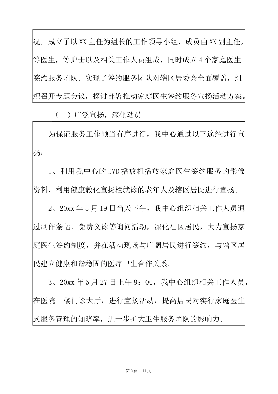 2022年家庭医生签约服务工作总结(通用3篇)_第2页